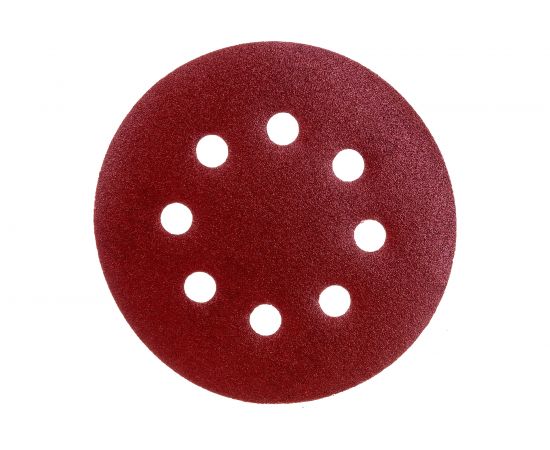 Шлифлист круглый самосцепляющийся 5 шт, 125 мм, Р240 Gepard GP5001-240 – изображение 3