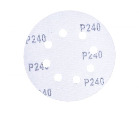 Шлифлист круглый самосцепляющийся 5 шт, 125 мм, Р240 Gepard GP5001-240 – изображение 4