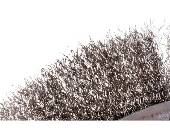 Универсальная ручная щетка крацовка EuroBrush 230x130 ворс гофр. нержавеющая сталь 0,30 EB-XSS1 – изображение 4