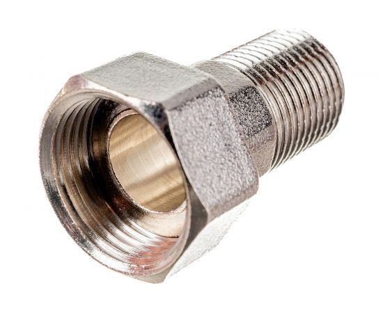 Штуцер FV-PLAST FV-Brass латунный для присоединения счетчика воды 1/2х3/4 AA467012040 – изображение 4