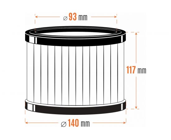 Фильтр HEPA Daewoo DAVC 25HF – изображение 5