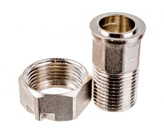 Штуцер FV-PLAST FV-Brass латунный для присоединения счетчика воды 1/2х3/4 AA467012040 – изображение 5