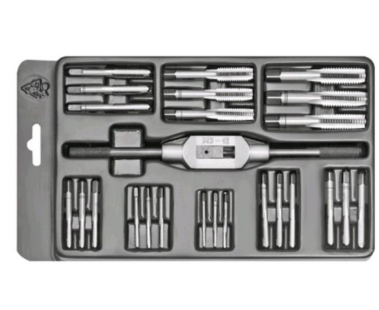 Резьбонарезной набор Bucovice Tools MINI-2, 25 предметов, метчики M3-M12, на блистере 310127 
