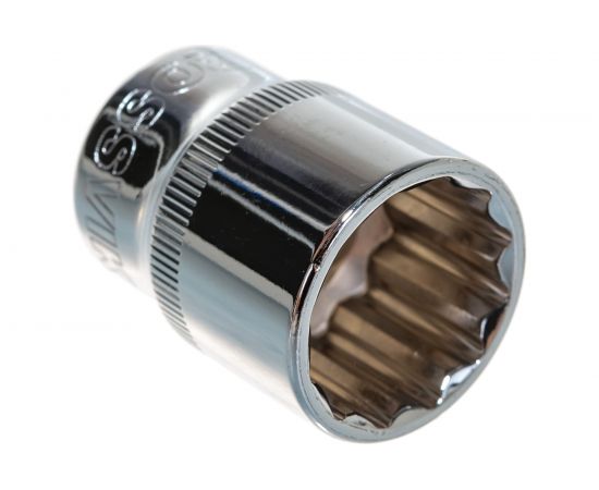 Головка торцевая 12-гранная (22 мм; 1/2DR) ROSSVIK S121222 