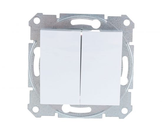 Механизм выключателя Schneider Electric 2-клавишный Sedna белый SchE SDN0300121 