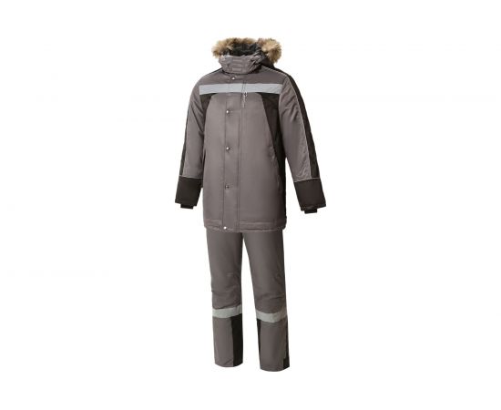 Утепленный костюм СОЮЗСПЕЦОДЕЖДА Ямал, темно-серый/черный, р. 48-50, рост 170-176 2000000009766 