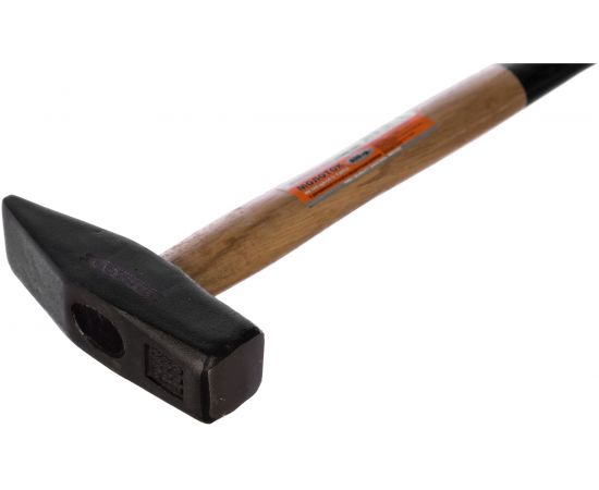 Молоток немецкого типа SANTOOL с квадратным бойком и деревянной ручкой 800 гр 030811-080 – изображение 2