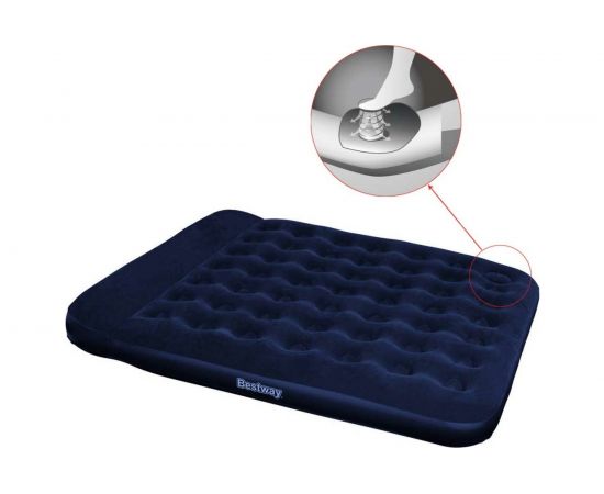 Надувной матрас BestWay Easy Inflate Flocked Air Bed/Twin/ 67224 BW – изображение 2