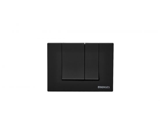 Инсталляция для скрытого монтажа унитаза BERGES NOVUM кнопка S5 Soft Touch, черная 040245 – изображение 2