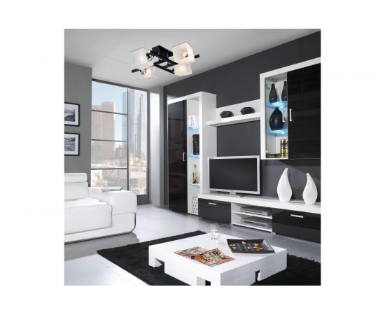 Люстра РОССВЕТ 4х60ВтхE27 РС20199 BK+CR/4C – изображение 3