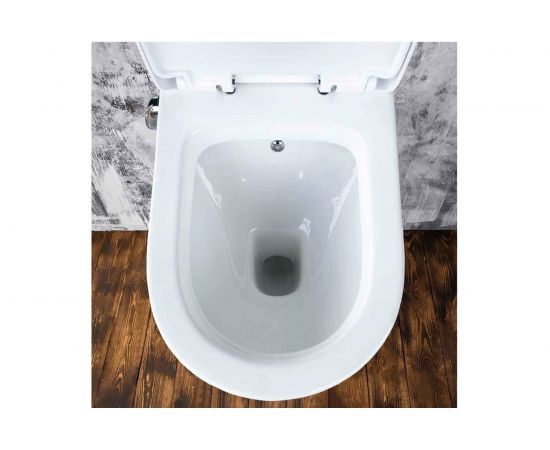 Монолит EVA GOLD T1016B со встроенным биде, сиденье ДП, с гофрой и подводкой УТ-00002976 – изображение 3