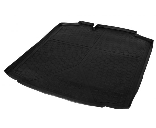 Коврик в багажник автомобиля Rival для Skoda Rapid I, II лифтбек 2012-2020 2020-н.в./Volkswagen Polo VI лифтбек 2020-н.в., полиуретан, 15102002 – изображение 3