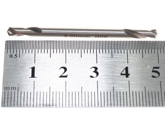 Сверло по металлу двустороннее HSS-G DIN 1412 C (3.2x46/11 мм) RUKO 252032 – изображение 4