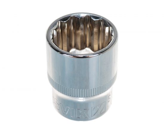 Головка торцевая 12-гранная (22 мм; 1/2DR) ROSSVIK S121222 – изображение 4