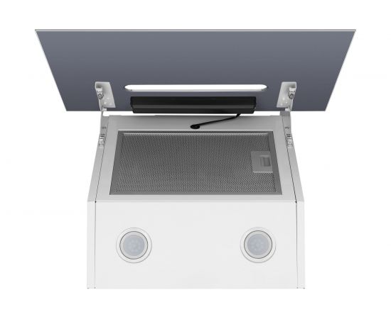 Кухонная вытяжка MAUNFELD MOON 60 Glass White/Inox Insert – изображение 5