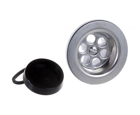 Выпуск McAlpine 70 мм, нержавеющая решетка, с пробкой, выход 1 1/2"Н MRSKW2 – изображение 7