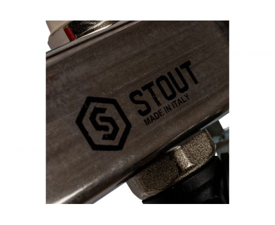 Коллектор из нержавеющей стали с расходомерами, с клапаном вып. воздуха и сливом 6 вых. STOUT SMS-0927-000006 – изображение 7