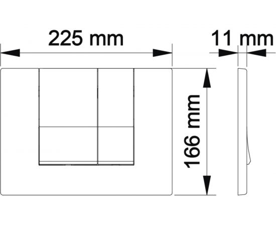 Инсталляция для скрытого монтажа унитаза BERGES NOVUM кнопка S5 Soft Touch, черная 040245 – изображение 9