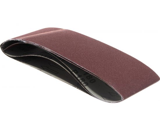 Шлифовальная универсальная бесконечная лента STAYER на тканевой основе для ЛШМ P180 75x533 мм 3 шт. 35442-180 