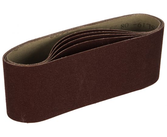 Лента абразивная бесконечная (5 шт; 75х457 мм; P120) КЕДР 54723 