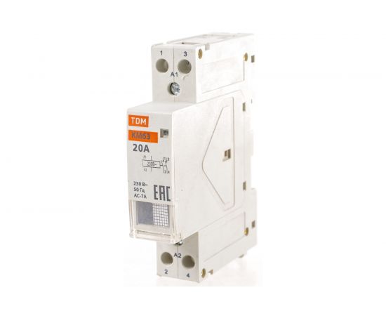 Модульный контактор TDM КМ63/2-20 SQ0213-0001 