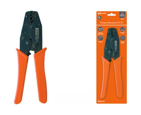 Обжимные клещи TDM КО-7E 10-35мм SQ1001-0004 
