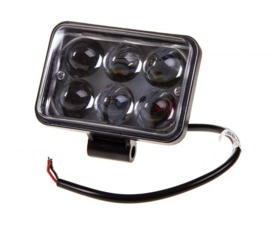 Светодиодная фара SKYWAY OFF ROAD прямоугольная 12V/24V 18W 6000К 6 диодов дальний свет S07201034 