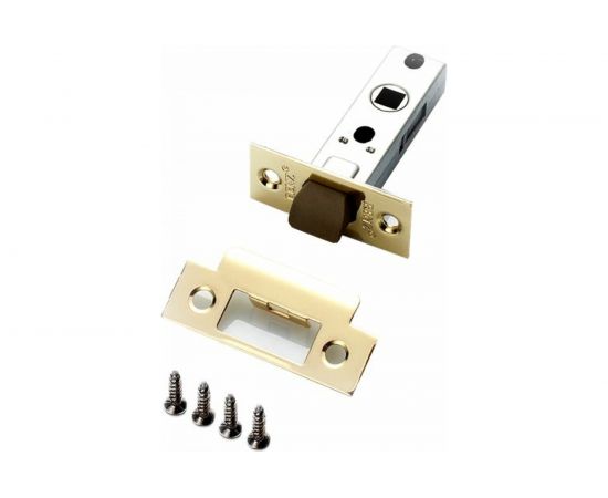 Межкомнатная защелка РЕНЦ с полиамидным язычком, бронза античная INL 5-45 plastic АВ 