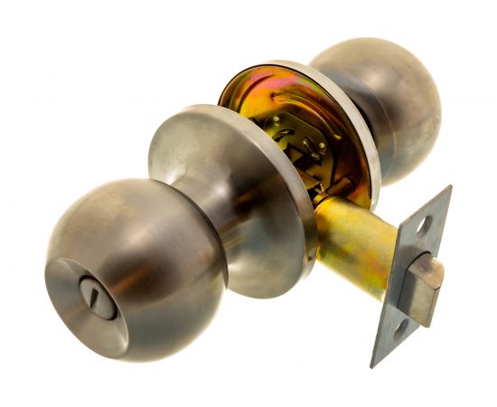 Ручка-защелка Фабрика замков 6072 SN BK СТ-00000140 