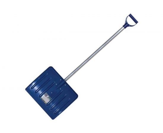 Лопата для уборки снега Профи (поликарбонатная, алюминиевый черенок, средняя 460х420х1350 мм) FIT РОС 68118 