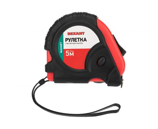 Рулетка REXANT Профи прорезиненный корпус 5 м х 19 мм магнитная 12-9014 – изображение 2