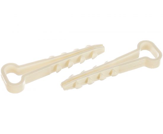 Дюбель-хомут для плоского кабеля Зубр ДХ-П, 10 мм, 100 шт, нейлоновый 30912-10 – изображение 2