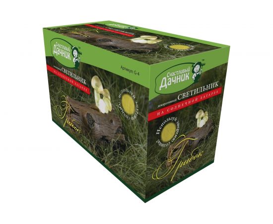 Декоративный фонарь на солнечной батарее Счастливый дачник "Грибочки", Артикул G-4 – изображение 2