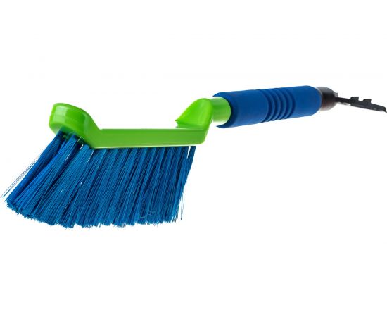 Щетка для снега со скребком Oktan, зеленая с синей щетиной, 425 мм, KGA3-01-03/зеленая – изображение 2