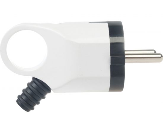 Угловая вилка duwi с ушком с заземлением белая 16А 250В 30467 8 – изображение 2