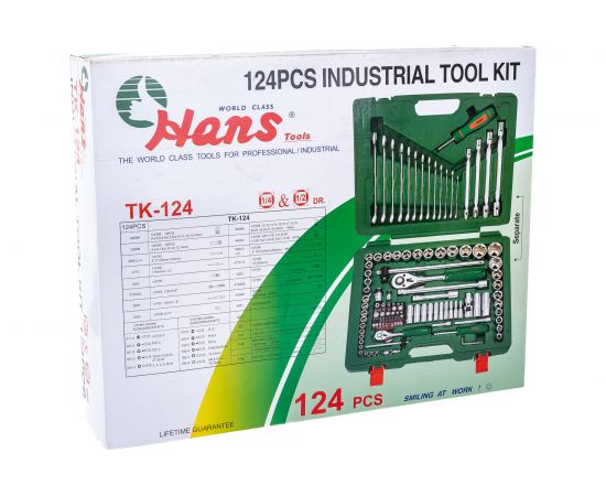 Универсальный набор инструментов 124шт Hans TK-124 – изображение 2