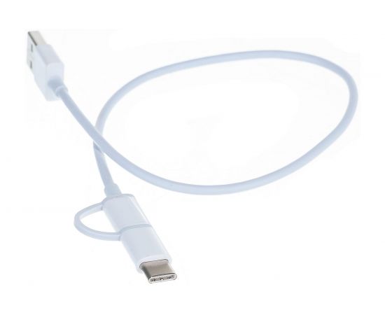 USB-кабель Xiaomi Mi 2-in-1 USB Cable Micro-USB to Type-C 30cm SJV4083TY – изображение 2