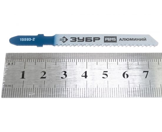 Полотна Профессионал по металлу (2 шт; 50 мм; 2 мм; T118B) для электролобзика Зубр 15593-2_z02 – изображение 3