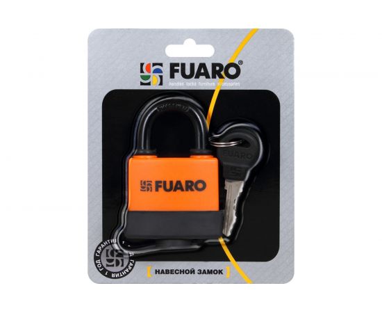 Навесной замок Fuaro PL-3660 60 мм 3 англ.кл. БЛИСТЕР 26403 – изображение 3