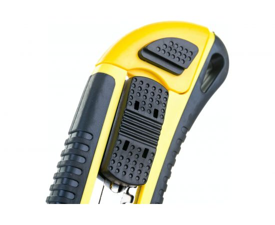 Технический нож FIT HQ 18 мм усиленный, 3 лезвия, Профи 10263 – изображение 3