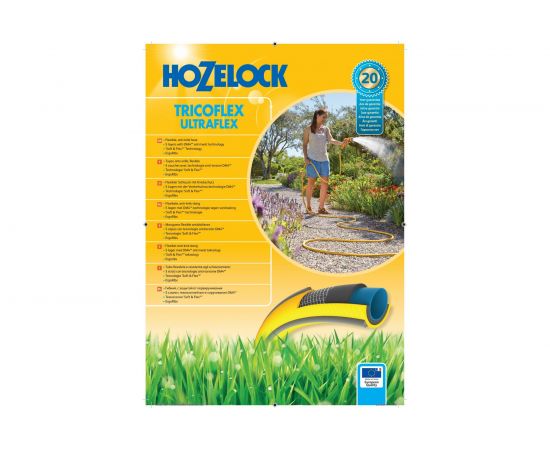Шланг для полива Hozelock Tricoflex Ultraflex 1/2"", 20 м 117002 – изображение 3