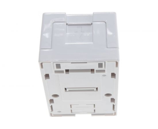 Настенная розетка NIKOMAX 1 порт, полный экран, со шторкой, белая NMC-WO1SD2-FT-ST-WT – изображение 3