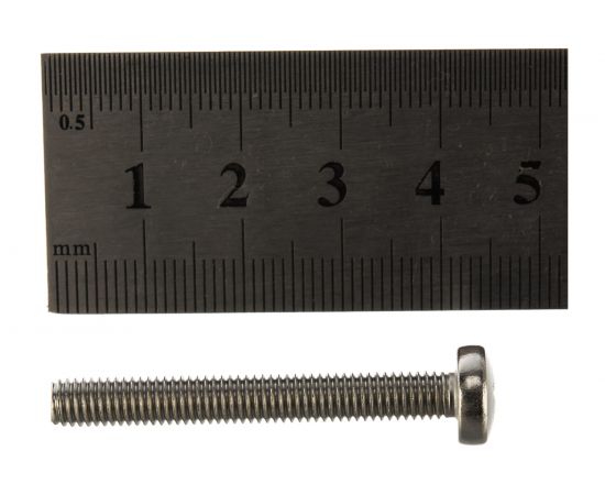 Винт с цилиндрической головкой и сферой ЕВРОПАРТНЕР DIN 7985 М5х40 нержав. сталь 6 шт. G2 0540 1 – изображение 3