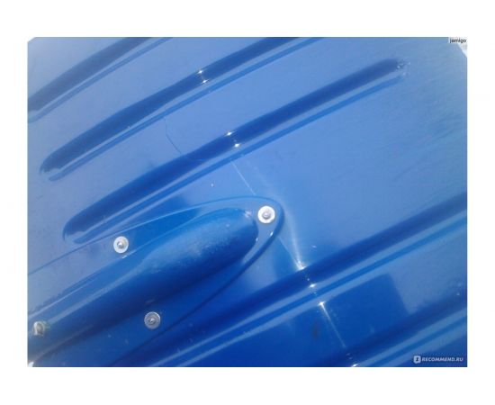 Лопата для уборки снега Профи (поликарбонатная, алюминиевый черенок, средняя 460х420х1350 мм) FIT РОС 68118 – изображение 3