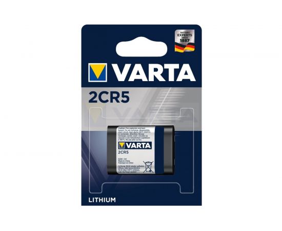 Батарейка VARTA 2CR5 BL1 Lithium 6V 6203301401 – изображение 4