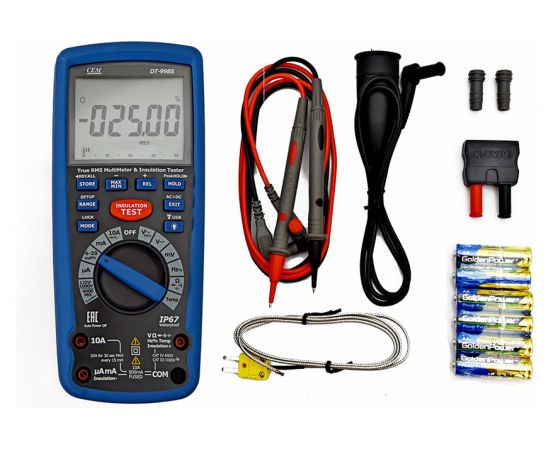 Измеритель сопротивления изоляции с True RMS мультиметром СЕМ DT-9985 481127 – изображение 4