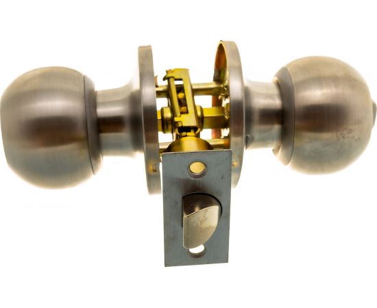 Ручка-защелка Фабрика замков 6072 SN BK СТ-00000140 – изображение 5