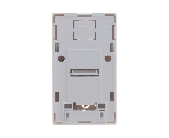 Настенная розетка NIKOMAX 1 порт, полный экран, со шторкой, белая NMC-WO1SD2-FT-ST-WT – изображение 6