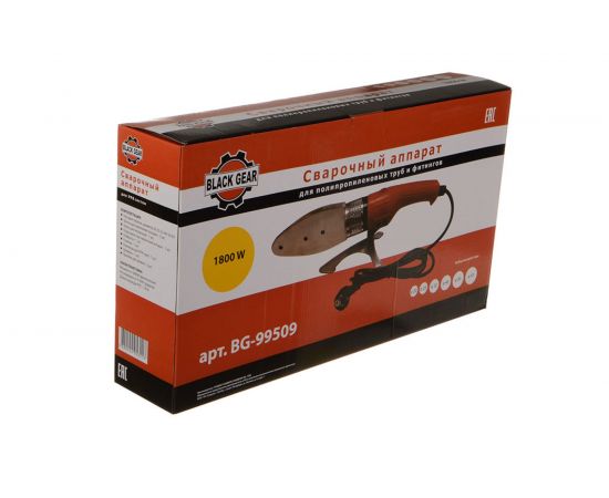 Комплект сварочного оборудования Black Gear для PPRC 20-63 1800 Вт 99509 62401 – изображение 8