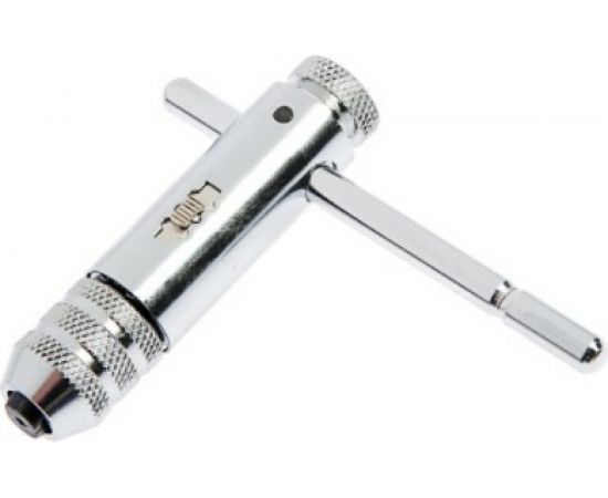Т-образный вороток-трещотка для метчиков TUNDRA хромированный, М3 - М8 2705956 